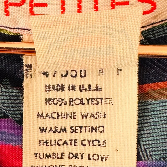 Vintage Henry Lee 90s Long Sleeved Midi Shirt Dress with Pockets made in USA - Picture 12 of 12